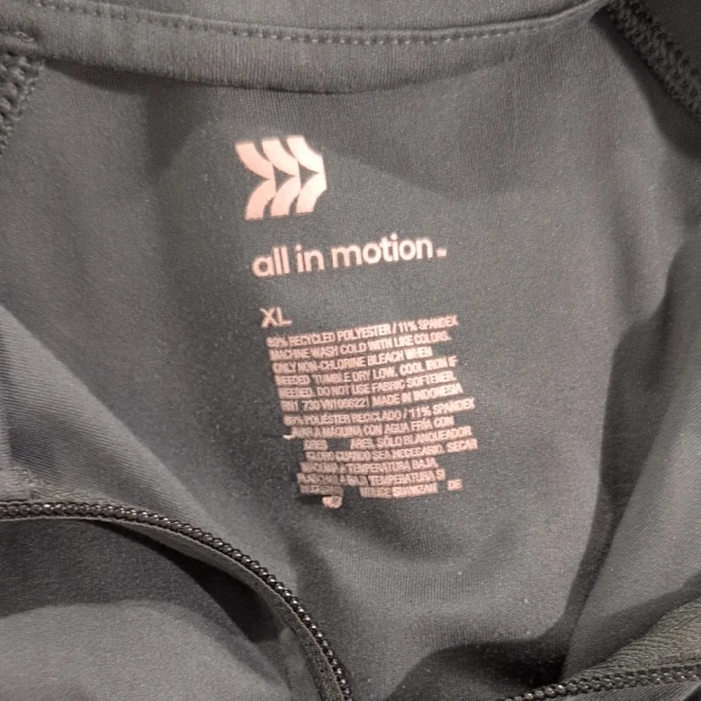 All In Motion Women's XL Green Full Zip Athletic Jacket - Picture 8 of 8